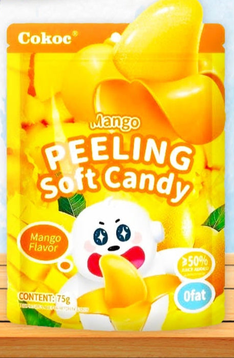Bonbons à éplucher saveur mangue